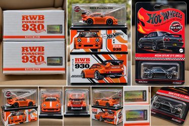 Hot Wheels Porsche  RWB Nissan Skyline GT-R  Lot