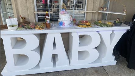 Marquee letter table