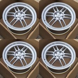 New Set 18 Inch ENEKI RPF1 Style Wheels Rims 18x8.5 +35 (5x114.3) CB: 73.1