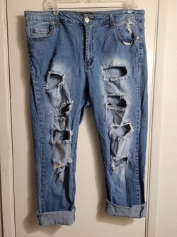 Forever 21 Cut Jeans