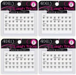 4 Pieces Of Ardell Eyelash Individual Lash Trios Black - 32ct