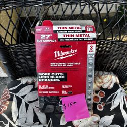 Milwaukee Sub-Compact Portable Band Saw Blades