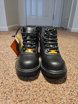 Genuine Grip 7130 Black Size 9 Boots