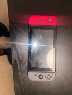 Nintendo Switch with Red and Gray Joy-Cons