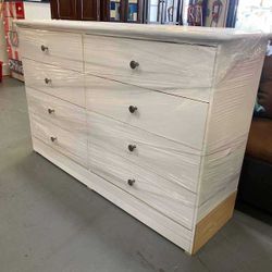 Cajonera Blanca Con 8-cajones 