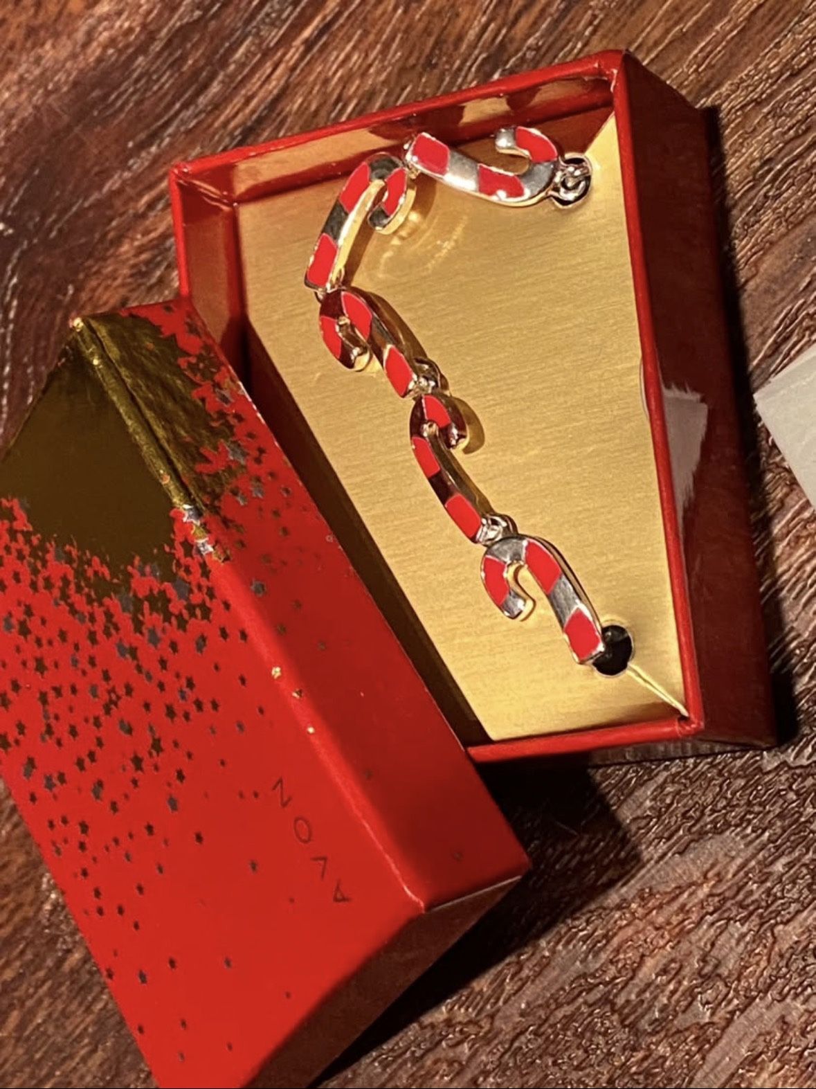 Avon Candy Cane Adjustable Bracelet