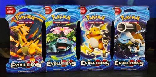 Pokémon XY Evolutions Sleeved Booster Art Set
