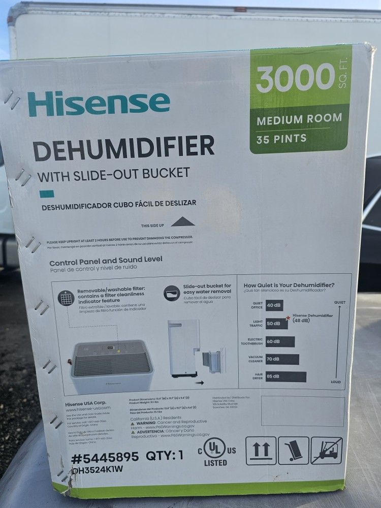 Hinsense Dehumidifier