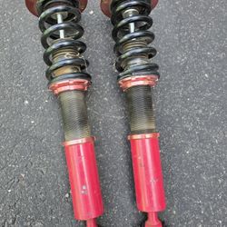 2001-2005 Honda Civic em2 es1 Aftermarket Maxdeedingrods Rear Coilovers Lowering Springs and Spoiler