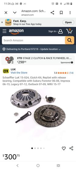Subaru clutch
