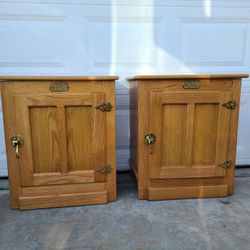 Oak End Tables