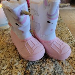 Little Girls Unicorn Boots