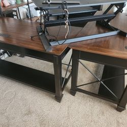 Desks And File Storage Set