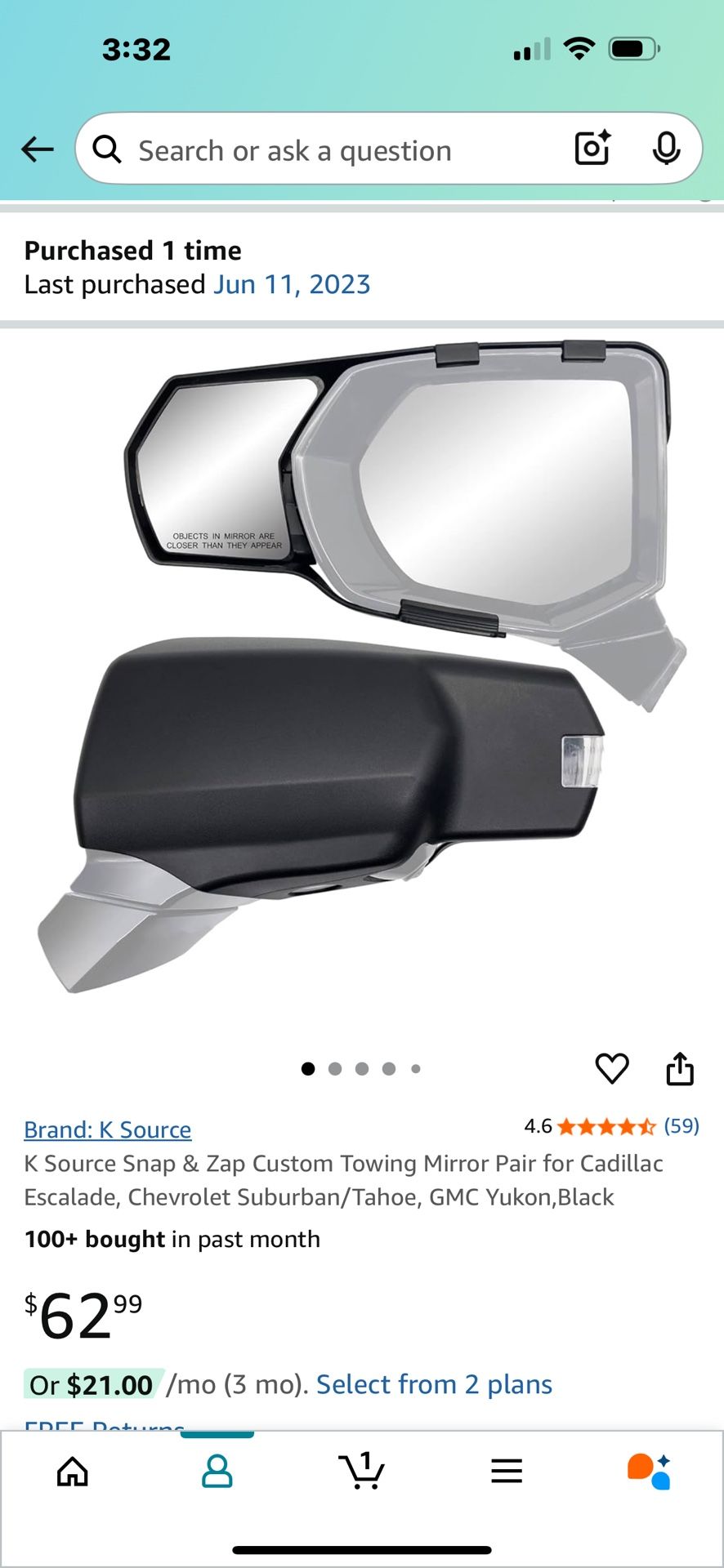 Snap and Zap Trailer Mirrors