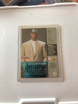 Tim Duncan Rookie Card Upper Deck