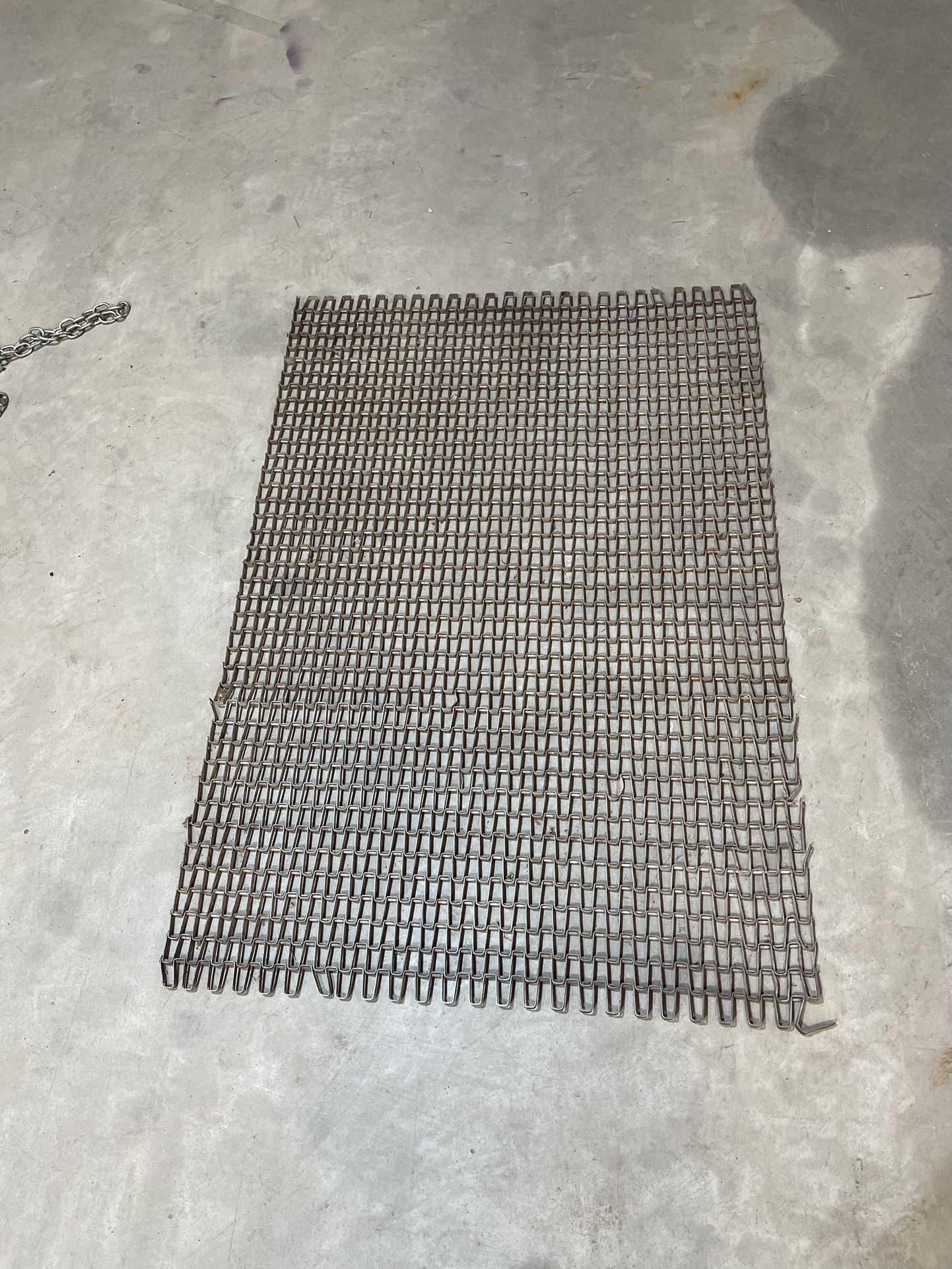 Vintage All Metal Floor Mat 30” By 40”