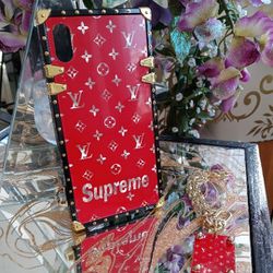 iPhone Case iPhone XS Max Case With Carrying Keychain XS Max Case iPhone Case Phone Case iPhone Accessories Apple iPhone Red