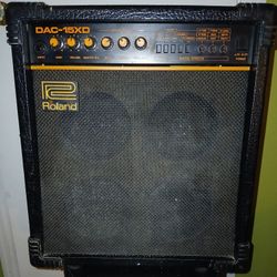 Vintage 1980s Roland DAC-15XD Guitar Amp Jazz Chorus like with effects RARE