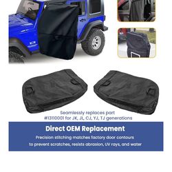 Jeep door storage bags!