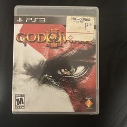 PS3 God Of War (never used)