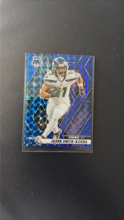 Jaxson Smith Njigba Blue Reactive Mosaic Card 2/99