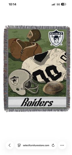 Las Vegas Raiders Woven Tapestry