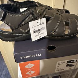 St. John’s Bay Sandal. Size: 9. Price: $35. Color:Brown. 