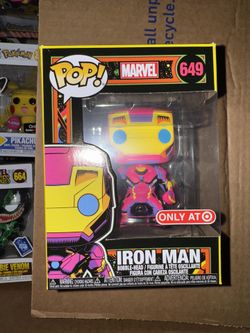 Iron Man (Black Light) Funko Pop
