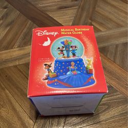 Disney Musical Birthday Water Globe Has Chip 