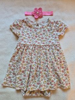 Adorable Baby Girl Romper, Size 0-3 months