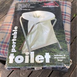 Camping Gear: Portable Toilet By Texsport Camp Toilet; vanlife