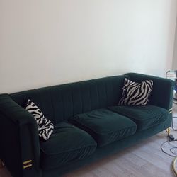 Green Couch (FREE MUST GO TODAY!!)