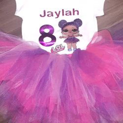 Lol Birthday Tutu And Custom Tshirt And A Gift For The Birthday Girl