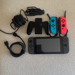 Nintendo Switch 1 Console With Extra Joycons