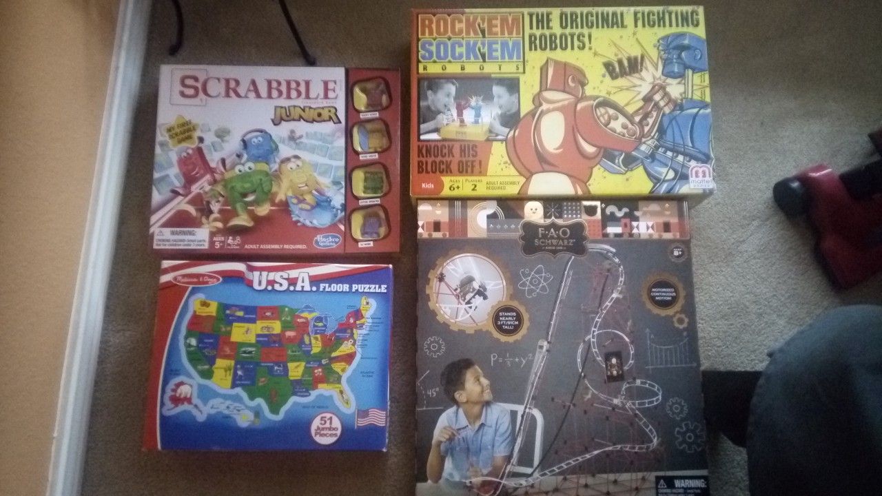 Board games. 2 are new.