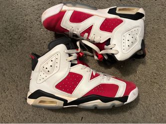Nike Air Jordan Retro 6 Carmine Size 5 Youth
