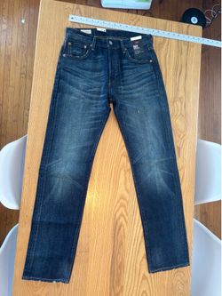 Levis Premium 501 Original 30x32 Dark Wash Jeans New