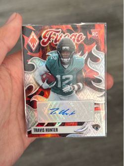 Travis hunter fuego signature card