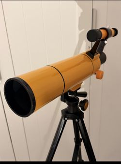 Telescope 80mm Aperture 500mm Portable Refractor with Tripod, Stickers, backpack and phone adapter