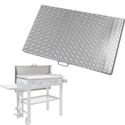 Blackstone 28 Inch Griddle Cover, Grill Hard Cover, Blackstone Griddle Accessories Cover, Flat Top Griddle/Grill Cover, Diamond Plate Aluminum Hard Co