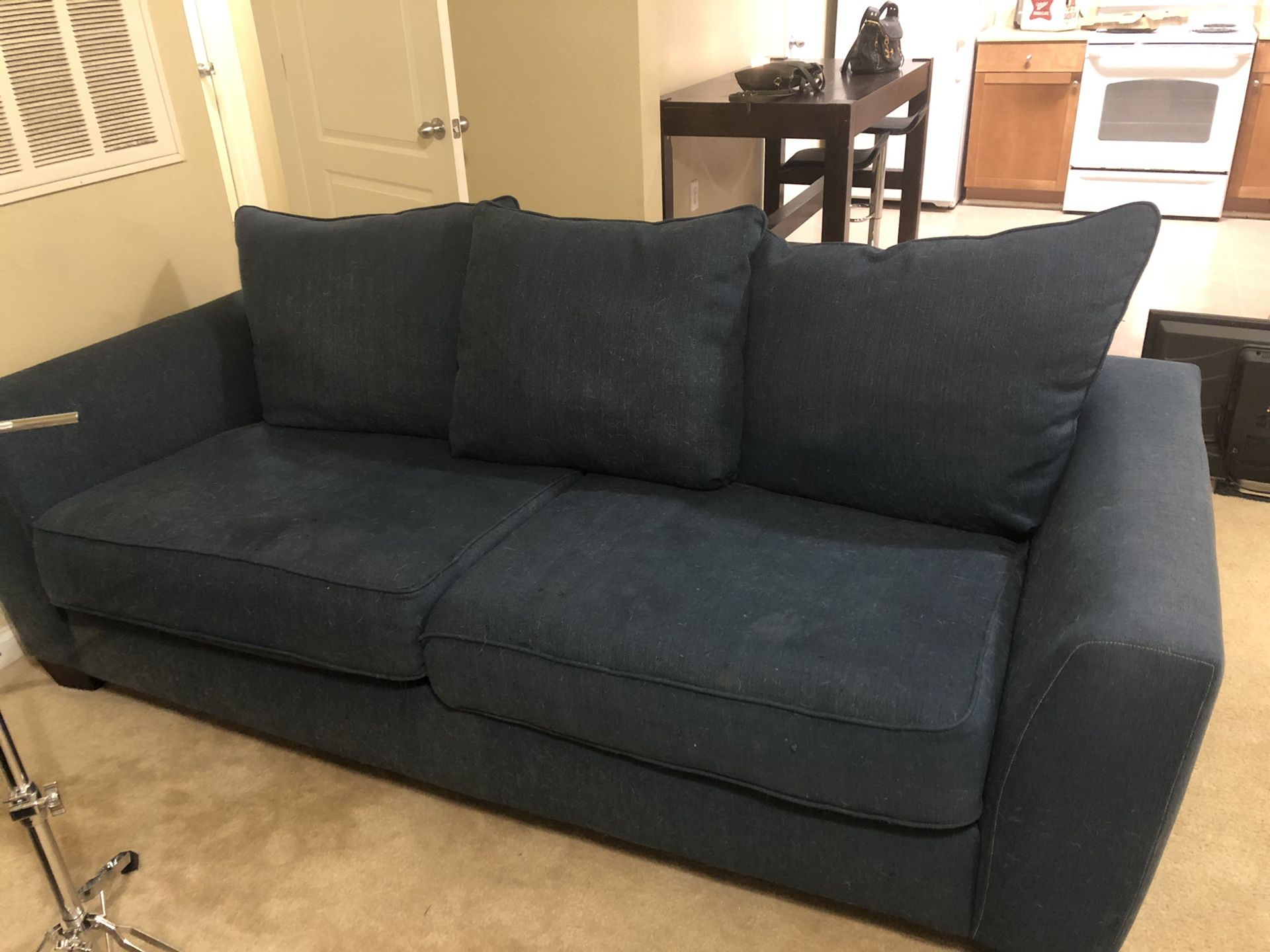 IKEA blue couch