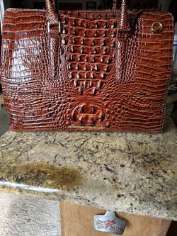 Brahmin Finley Carryall Leather Satchel