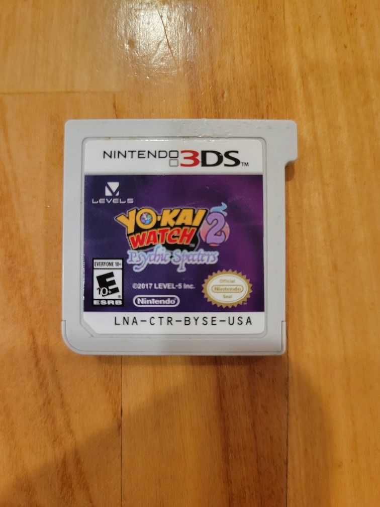 Yokai Watch 2 Psychic Specters Nintendo 3DS Game