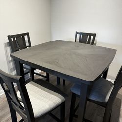 Gray Dining Table 