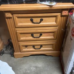 Set Of Two Dressers Real Wood