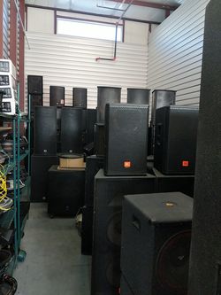 Pro audio / DJ equipment QSC, Crown, Crest, JBL, Yorkville, EAW, DBX, EV