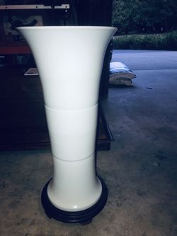 Huge White Vase