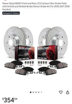 Mazda Brake Rotors And Pads New