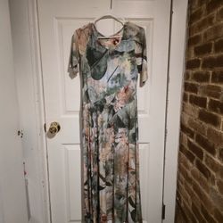 NWT Floral Print Soft Surroundings Dress