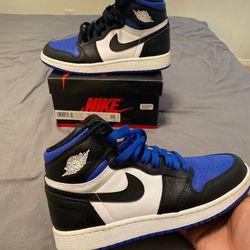JORDAN 1 ROYAL TOE SZ 5.5Y
